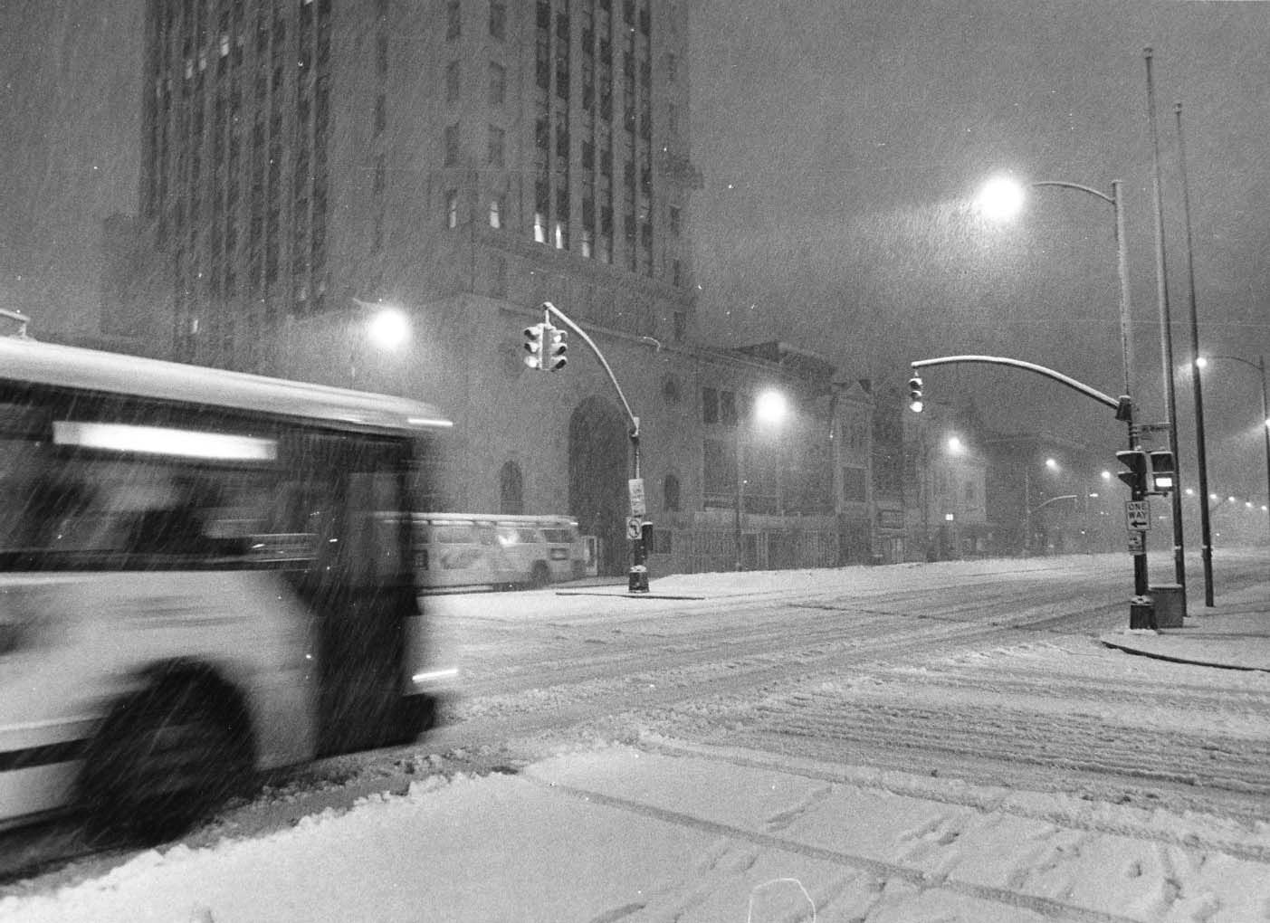 1987: January snowstorms